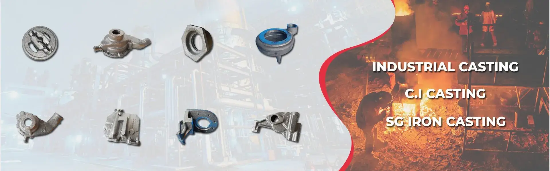 Grey CI (Cast Iron) Castings, Grey Iron Castings, Casting Components / Parts, Metal Castings, Ferrous Metal Castings, Ferrous Castings For Gear Housings, Ferrous Castings For Pump Body